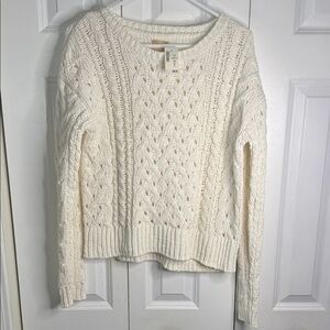 Cozy Cream Cable Knit Sweater